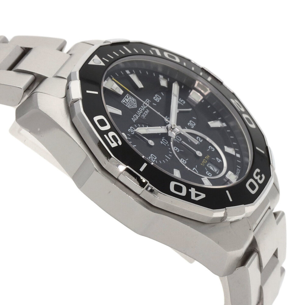 TAG Heuer CAY111A Aquaracer Chronograph Watch, Stainless Steel/SS, Men's - Picture 6 of 16
